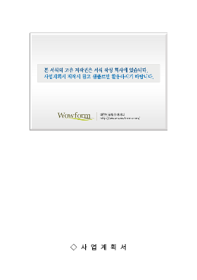 사업계획서 (인터넷신발판매)(온라인을통한맞춤서비스) 사업계획서 (인터넷신발판매)(온라인을통한맞춤서비스)